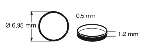Roco 948005 Bandáž průměr 6,95 mm, 1ks