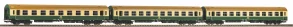 Piko 58278 Set tří osobních 4-osých vozů 1x 1. tř. A Y, 2x 2. tř. B Y, DR