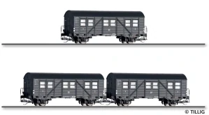 Tillig 01103 Set tří osobních 2-osých vozů 3. tř. Mci-43 DRG