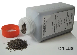 Tillig 86606 Štěrk tmavě hnědý, 500g