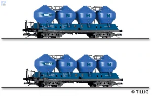 Tillig 01114 Set dvou nádobových 4-osých vozů Raj/ Uacs451.1 NHN ČD