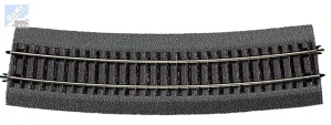 Roco 42527 R9 ROCO LINE dřevěné pražce s podložím, kolej oblouková R 826,4 mm/15°