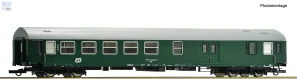 Roco 6200223 Osobní 4-osý vůz 2. tř. BDs Y/B-70 se služebním oddílem ČD