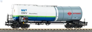 Piko 24627 Kotlový 4-osý vůz Zacns Ermewa/OMV, D-ERMW