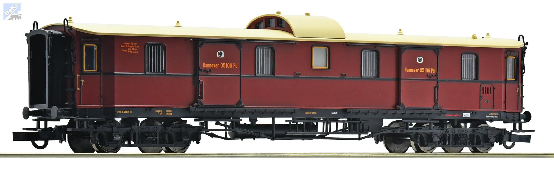 Roco 6200241 Zavazadlový, služební 4-osý vůz Pw 4ü pr04 K.P.E.V.