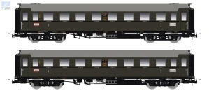 Saxonia Modellbau 87177 Set dvou osobních 4-osých vozů 3. tř. C4Ü Sa 07 DRG