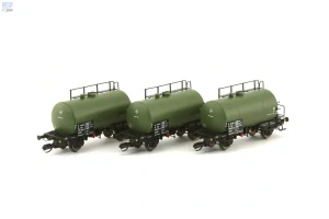 Saxonia Modellbau 120079 Set tří 2-osých cisteren Uh/Rt ČSD