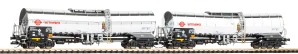 Piko 47683 Set dvou kotlových 4-osých vozů Zacens ermewa D-ERMD