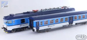 MTB 560007+060015 Elektrická jednotka 560 007 + vložený vůz 060 015 ČD Panťák !!! AKCE !!!
