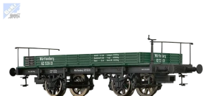 Brawa 47735 Plošinový 2-osý vůz Xt s brzdařskou plošinou K.W.St.E.