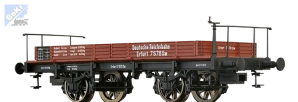 Brawa 47736 Plošinový 2-osý vůz Xw s brzdařskou plošinou DRG