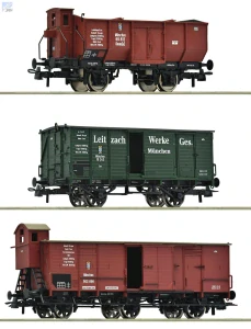 Roco 6600223 Set tří nákladních vozů K. Bay. Sts. B.