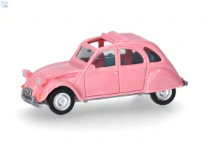 Herpa 020824-008 Citroen 2CV, kabriolet, světle růžová