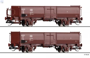 Tillig 01105 Set dvou otevřených 2-osých vozů E DB
