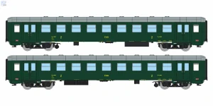 Igra model 97110062 Osobní 4-osý vůz 2. tř., Bai, 8dv., Depo-Praha ČSD, červené sedačky