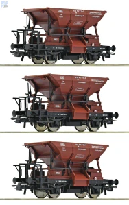 Roco 6600269 Set tří výsypných 2-osých vozů Talbot DB !!! AKCE !!!