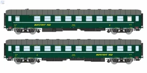Igra model 97110070 Bufetový vůz 4-osý 2. tř., BRa, Depo-Praha, PRAŽSKÁ DRÁHA ČSD