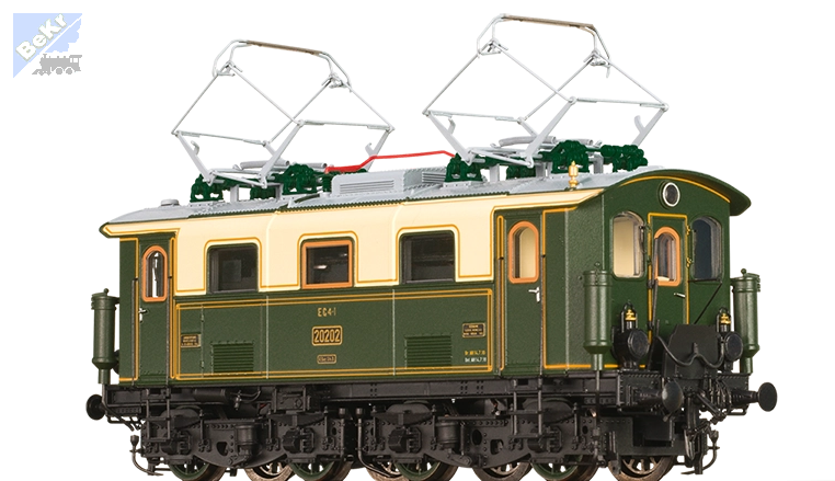Brawa 70178 Elektrická lokomotiva EG4 20202 K.Bay.Sts.B., model z kovu se zvukem
