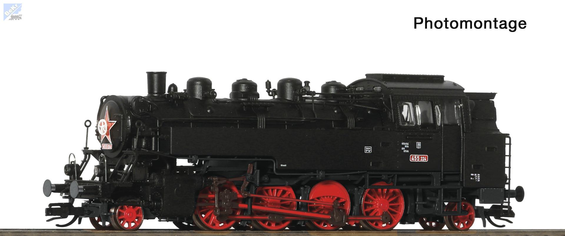Roco 7190012 Parní lokomotiva 455.224 ČSD se zvukem