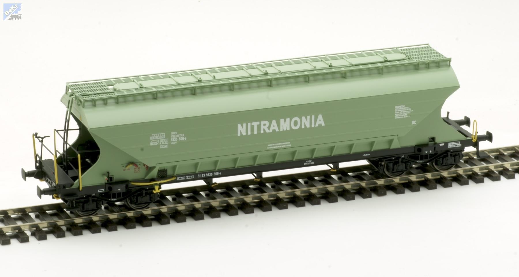 Albert Modell 933054 Výsypný 4-osý vůz Uagps na přepravu obilovin NITRA MONIA  RO-NITRA