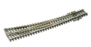 Peco SL-E386 Oblouková výhybka pravá,R 914/457 mm,10°,délka 157 mm