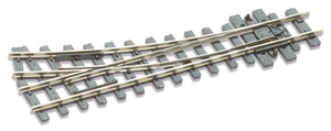 Peco SL-E491 Rovná výhybka pravá 19,5°, R 304 mm, délka 125 mm