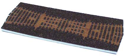 Tillig 86527 Štěrkové lože pro dvojitou křižovatkovou výhybku Angličan 15° tmavé