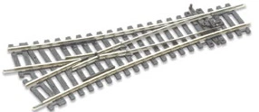 Peco ST-247 Symetrická výhybka, úhel rozevření 11,25°, R 859,6 mm, délka 170 mm, izolovaná srdcovka