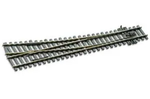Peco SLE195 Rovná výhybka pravá 12°, R 914 mm, délka 219 mm
