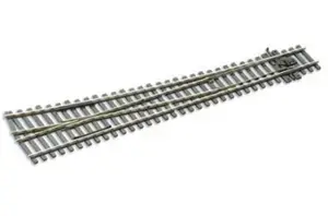 Peco SL-E188 Rovná výhybka pravá 12°, R 1524 mm, délka 258 mm