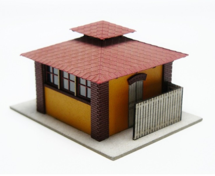 Igra model 170001 Záchodky Bohdašín, stavebnice Laser Cut