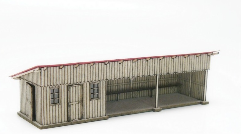 Igra model 161019 Dřevěná čekárna, stavebnice Laser Cut
