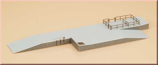 Auhagen 13271 Naklád rampa 4 pravoúhlé rampy s rozměry vždy 86 x 50 x 14 mm stav