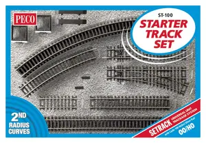 Peco ST-100 Set kolejiva SETRACK pro začátečníky, rádius R2 438mm