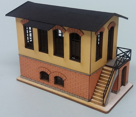 BuBi-model TT60088 Malé hradlo, stavědlo, 75 x 40 x 55 mm, barvená stavebnice Laser-Cut !!! AKCE !!!