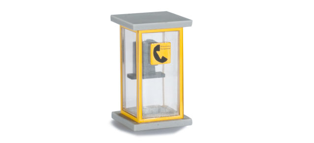 Herpa 053440 Telefonní budka 2ks, stavebnice