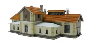 Igra model 170006 Výtopna jedno stání s vodárnou Prievidza, stavebnice Laser Cut