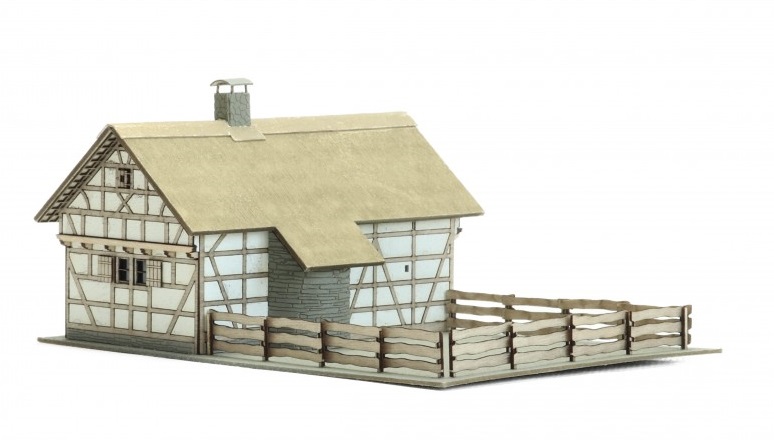 Igra model 190012 Venkovský dům typ 3, Stavebnice Laser Cut