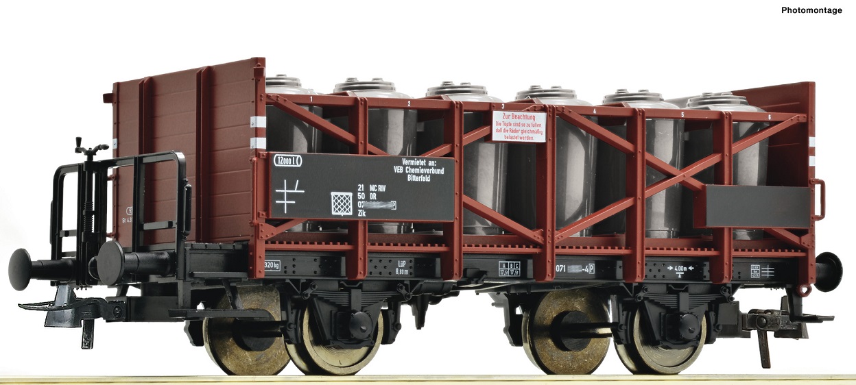 Roco 76307 Nádobový 2-osý vůz Zik na přepravu kyselin DR