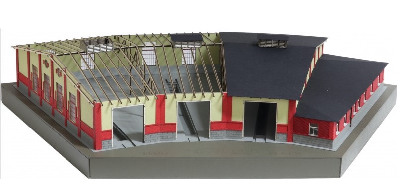 Igra model 191014 Rotunda Turnov 3 stání, stavebnice Laser Cut