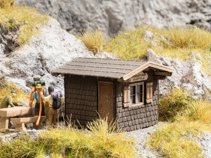 Noch 14338 Horská chatka - poslední útočičtě „Babenstuber Hütte“, Laser-Cut minis