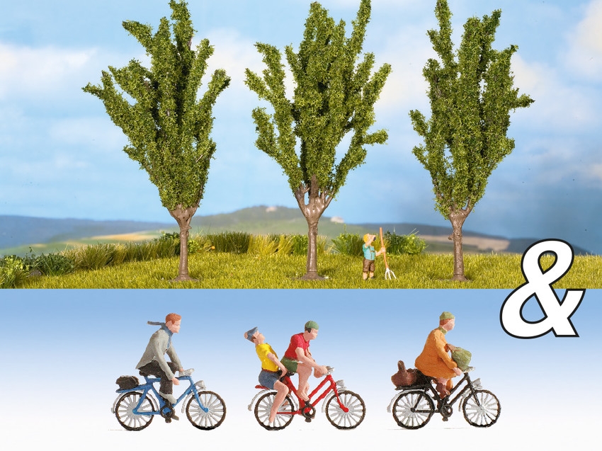 Noch 94005 Set "Cyklisté a topoly"