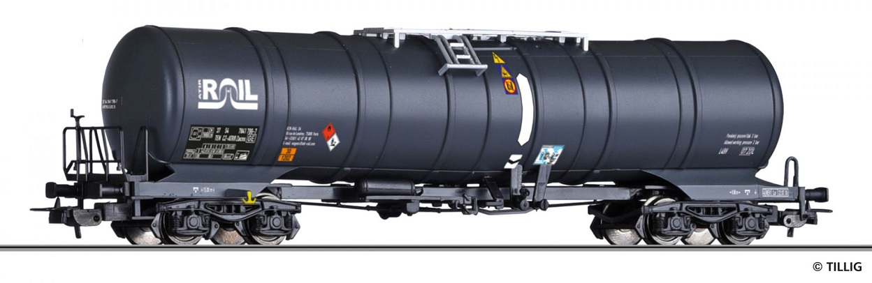Tillig 76787 Kotlový 4-osý vůz Zacns ATIR RAIL, CZ - ATRR