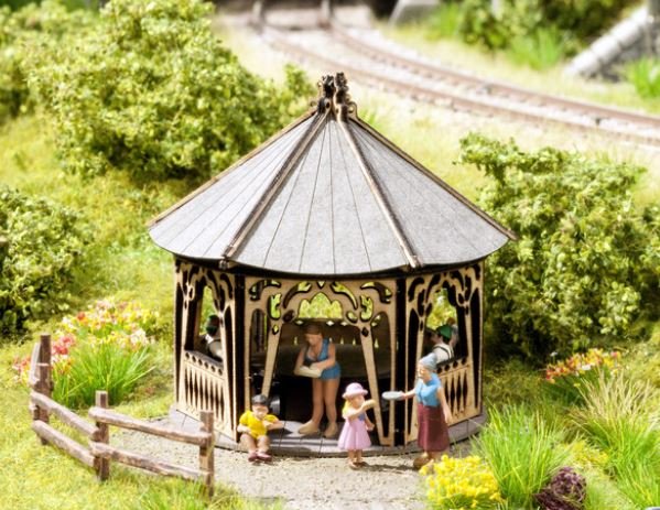 Noch 14371 Altán, pavilon, Laser-Cut minis