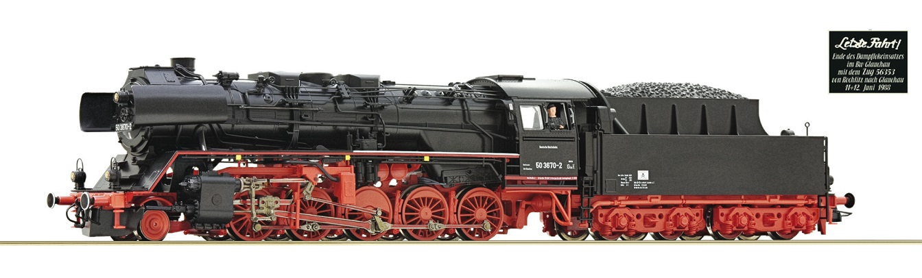 Roco 70288 Parní lokomotiva BR 50 3670-2 DR se zvukem