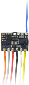 Zimo Elektronik MX615 lokomotivní miniaturní dekodér se sedmi propojovacími vodiči