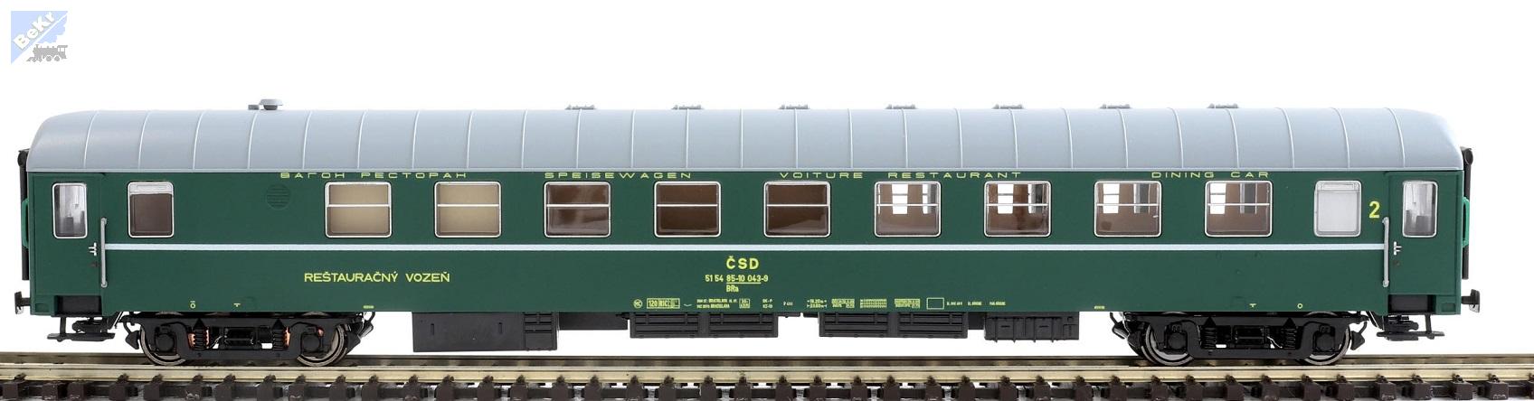Igra model 97200014 Restaurační, bufetový 4-osý vůz BRa Depo-Bratislava ČSD