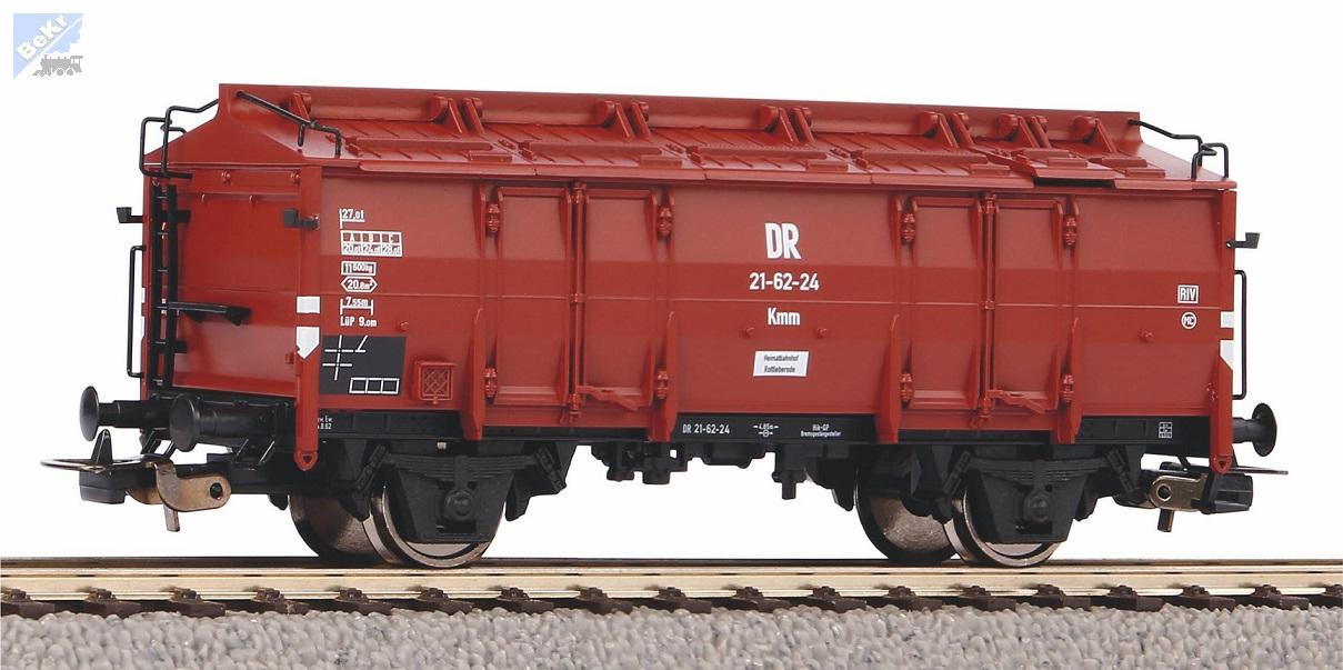 Piko 54443 Uzavřený 2-osý vůz Kmm21 s odklápěcími víky (Klappdeckelwagen) DR