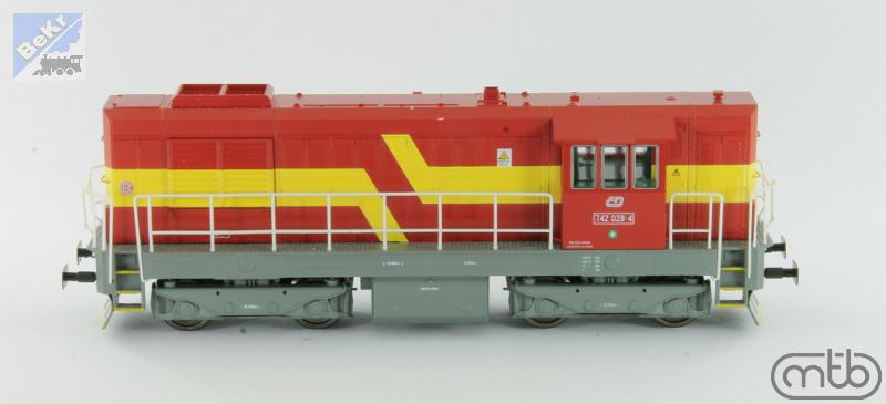 MTB 742028 Dieselová lokomotiva 742 028-4 ČD Kocour