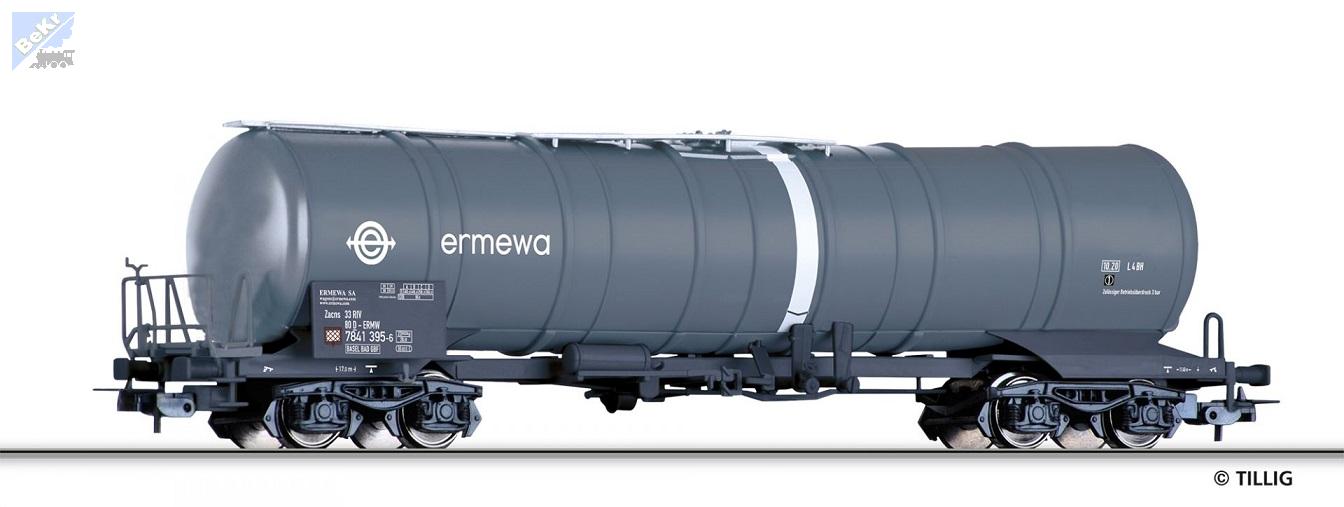Tillig 77030 Kotlový 4-osý vůz Zacns ermewa D - ERMW